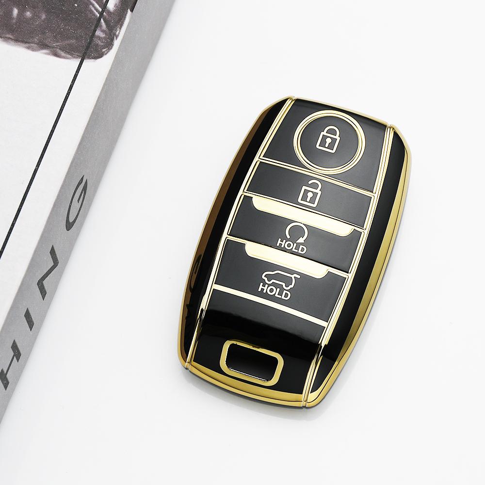 4 Buttons Auto Keyless for Kia Rio Rio5 Sportage R K3 KX3 K4 K5 Ceed Sorento Cerato Optima TPU Car Key Case Shell Fob Cover