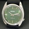 SEIKO AUTOMATIC VINTAGE JAPAN MENS GREEN COLOR DIAL WATCH a701576-5
