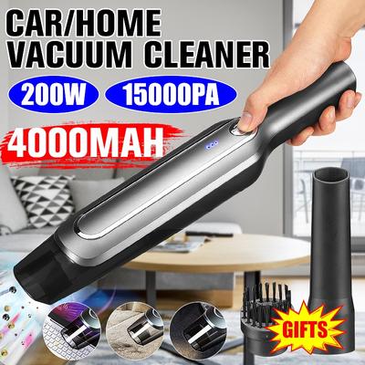 4000 mAh 15000 Pa 200 W Handheld Wireless Auto Staubsauger Leistungsstarke Zyklon Saug Wiederaufladbare Nass Trocken Auto Hause