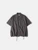 HAVE HAD Open Collar Check Shirt (Charcoal)
