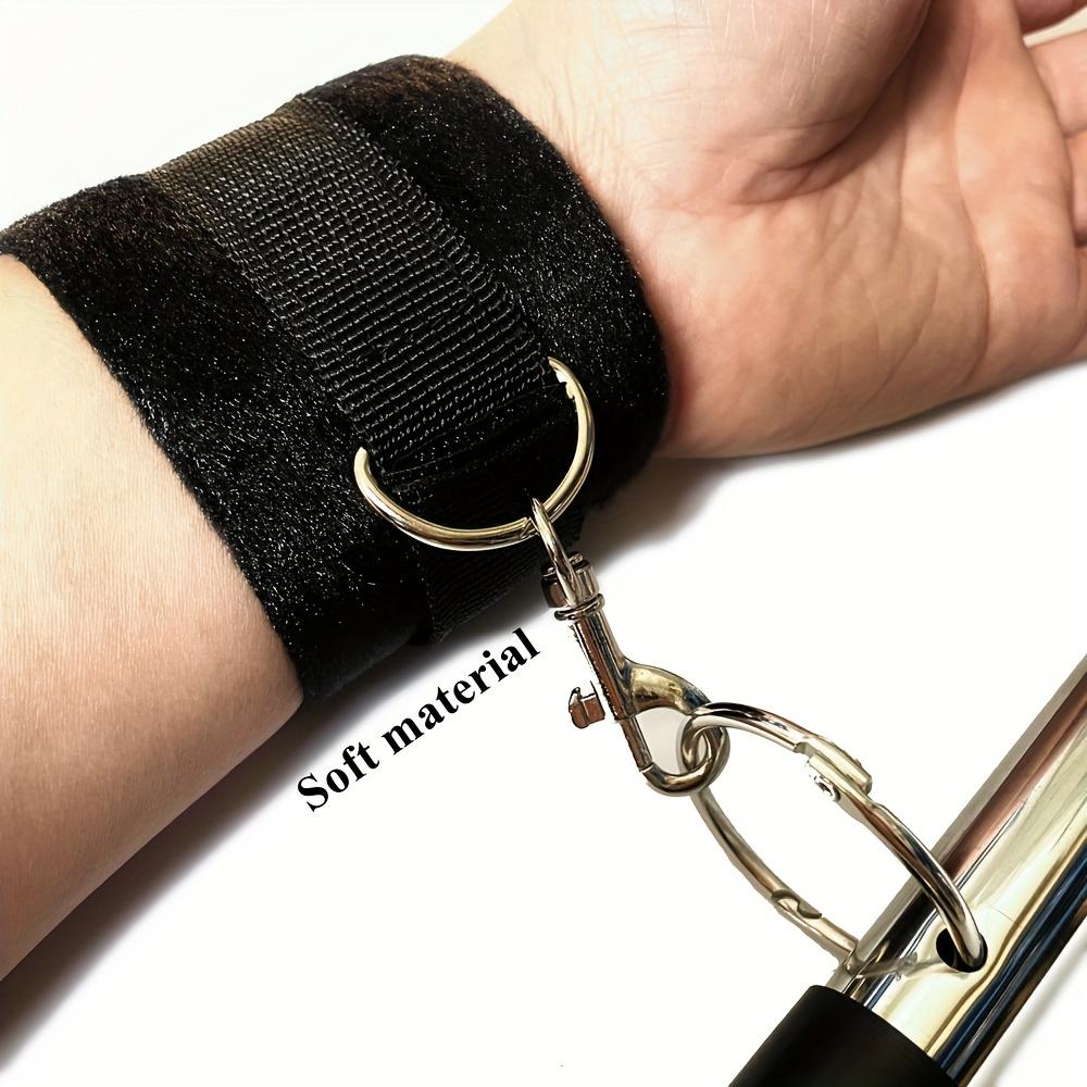 Zestaw do bondage BDSM: Zestaw rozporowych kajdanek, kajdanek na kostki i pasów fetyszowych - idealny dla seksownych i wyuzdanych par!