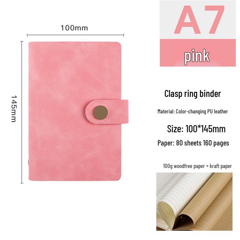 Retro A5/A6/A7 Loose-Leaf Business Journal & Office Diary