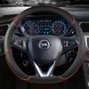 Car Steering Wheel Cover For Opel Astra (K) Corsa (E) Karl 2014-2022 Crossland X Grandland X Insignia 2017-2022 Auto Accessories