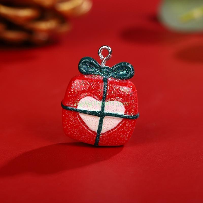

24TE Christmas Pendant Mini Resin Ornaments for Christmas Decoration Hanging Crafts CN