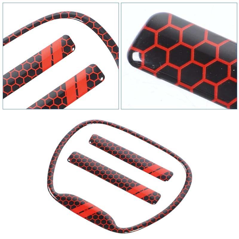 Steering Wheel Decoration Protective Cover For Dodge Charger For Challenger 2015 Up For Dodge Durango 2014 Up  Interior Accessories