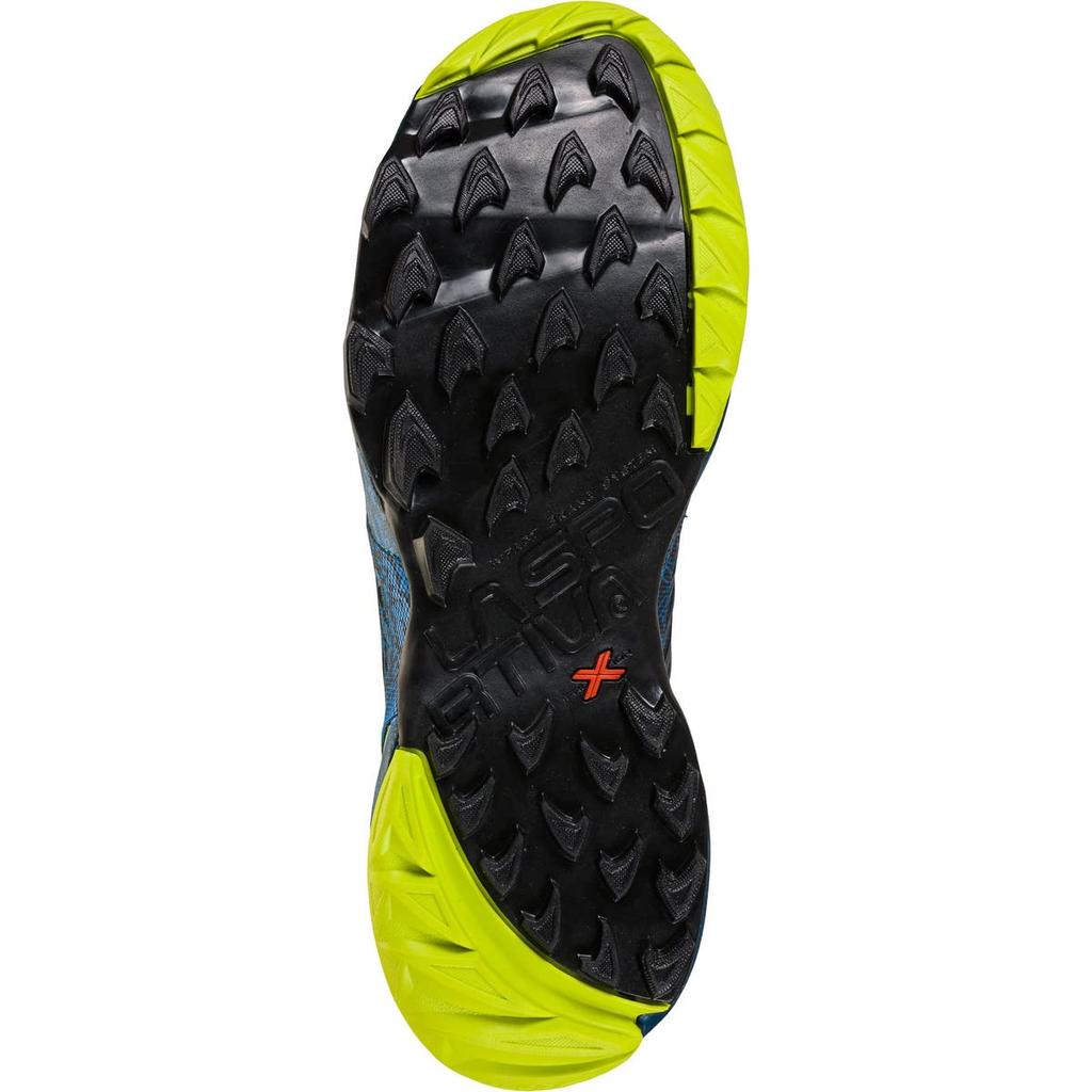 La Sportiva Men's Akasha II Trail Running Shoes Storm Blue/Lime Punch EU 40 (25.5 cm) 56A639729