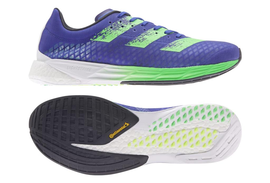 Adidas adizero Pro Running Shoes, Fall/Winter 2021 Model, Sonic Ink/Screaming Green/Core Black (GZ5474), Size 27.0 cm