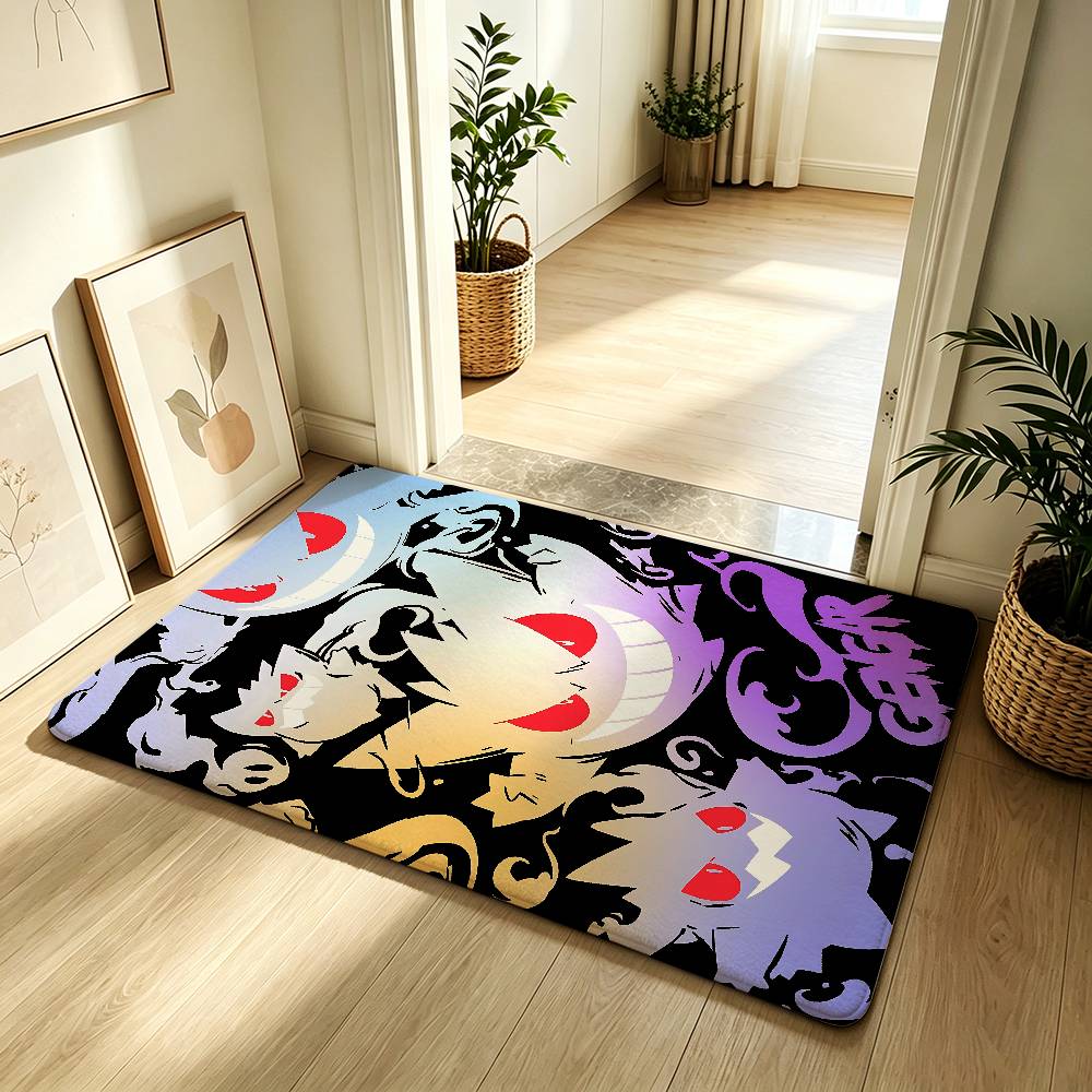 Anime Cute G-GengarS Carpet Bathroom Anti-slip Mat Door Mat Home Decoration Mat Entrance Door Mat Scratch-resistant Door Mat