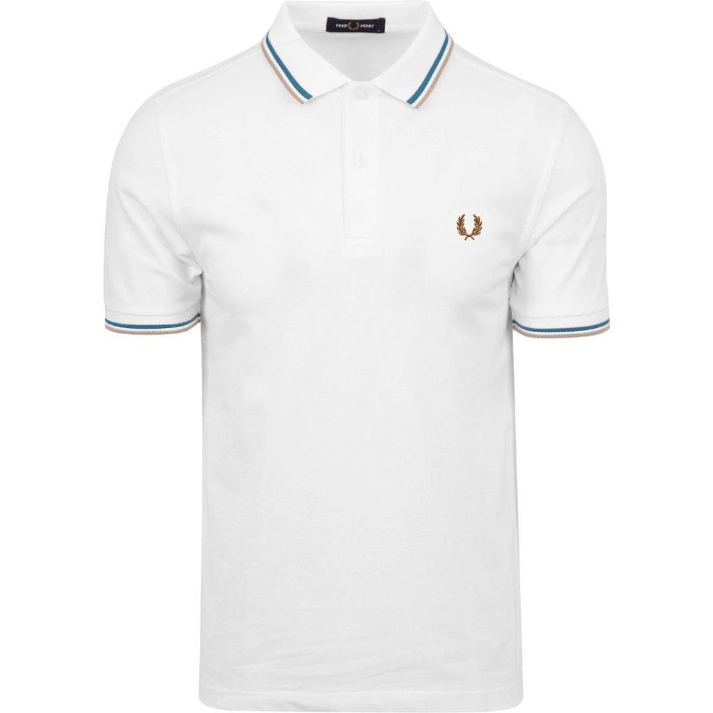 Fred Perry Mens Double Tipped Collar Polo Shirt