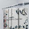 Happy Mother's Day Floral Shower Curtain | Elegant and Festive Design