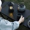Leichter Klapp-Campingtisch, Picknicktisch mit Tragegriff, Stativfuß, Ideal für Outdoor-Aktivitäten, Campingzubehör