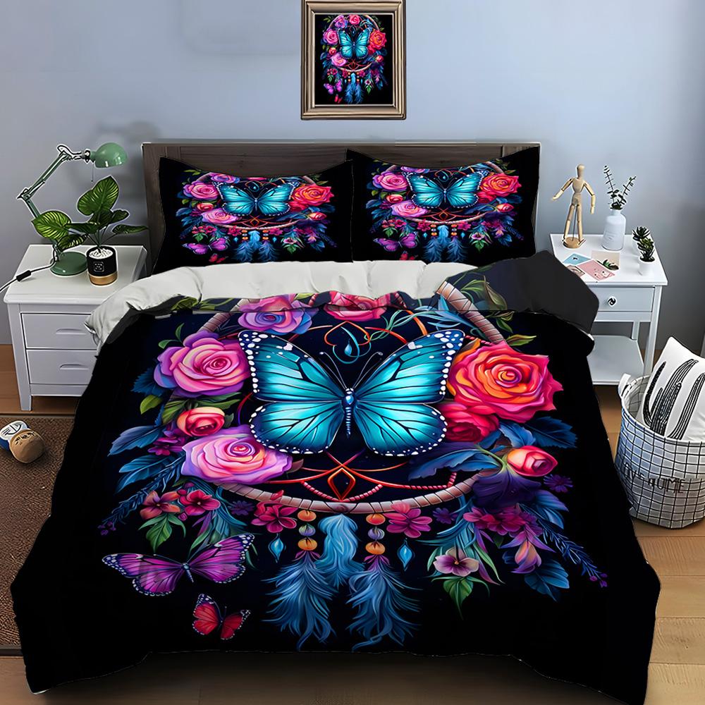 10 Sizes Fantasy Dream Catcher Print Bedding Set Duvet Cover 1 Duvet Cover 2 Pillowcases Adult And Kids Bedding Set Luxury