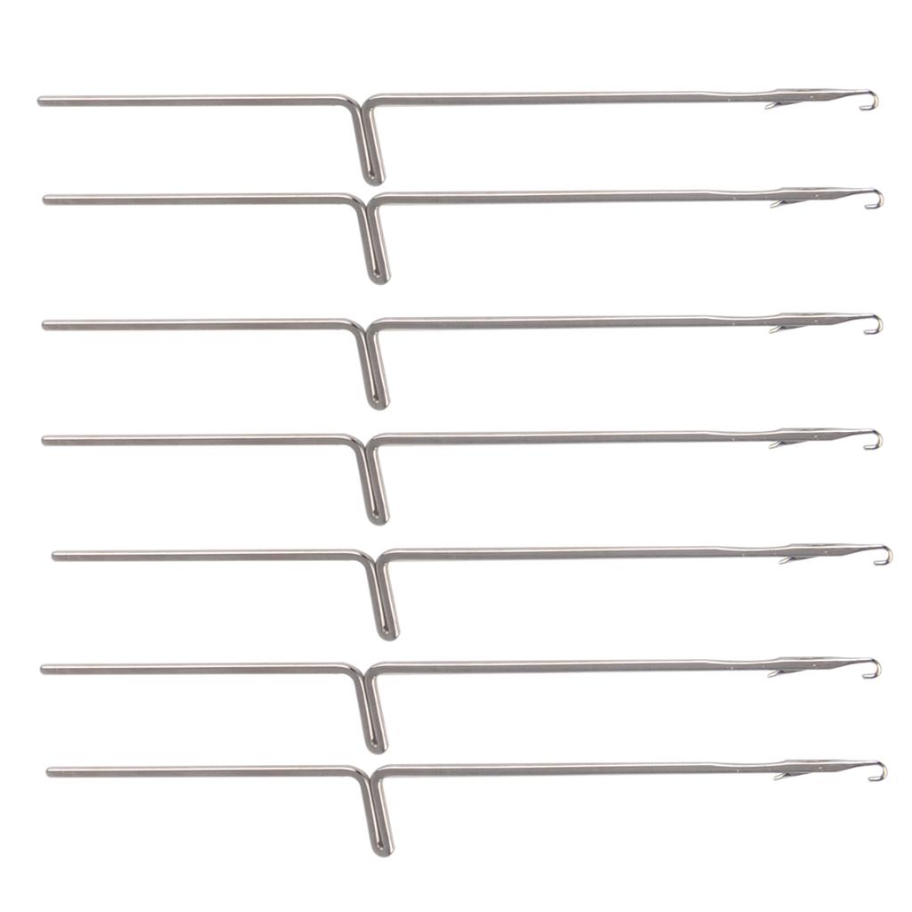 LETAOSK 50PCS Siver Reed Singer Studio Knitting Machine Needle Steel Needles Set Fit for SK280 SK360 SK580 SK840