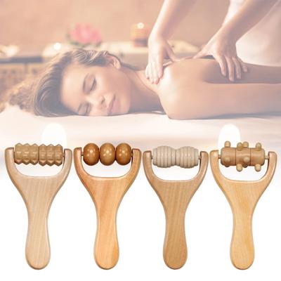 1PCS Wooden Massage Roller, Instantly Self Massage Waist, Thigh, Legs, Hands, Full Body Roller Tool Massager DIY Maderotherapy