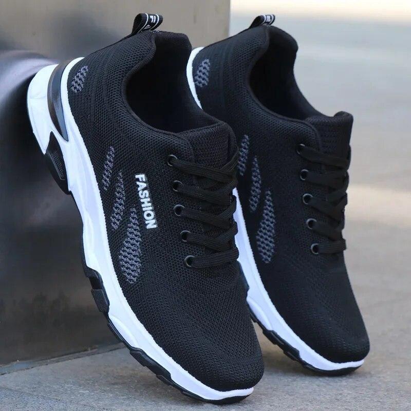 Men Spring  New Casual Shoes Sneakers Durable Outsole  Fashion Running Shoes Men's Mesh Breathable Shoes Zapatillas Hombre