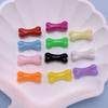 Z05 50pcs 18mm Interest Bone Shape Acrylic Beads Loose Spacer Beads Handmade Jewelry Making DIY Bracelet Earrings Accessories