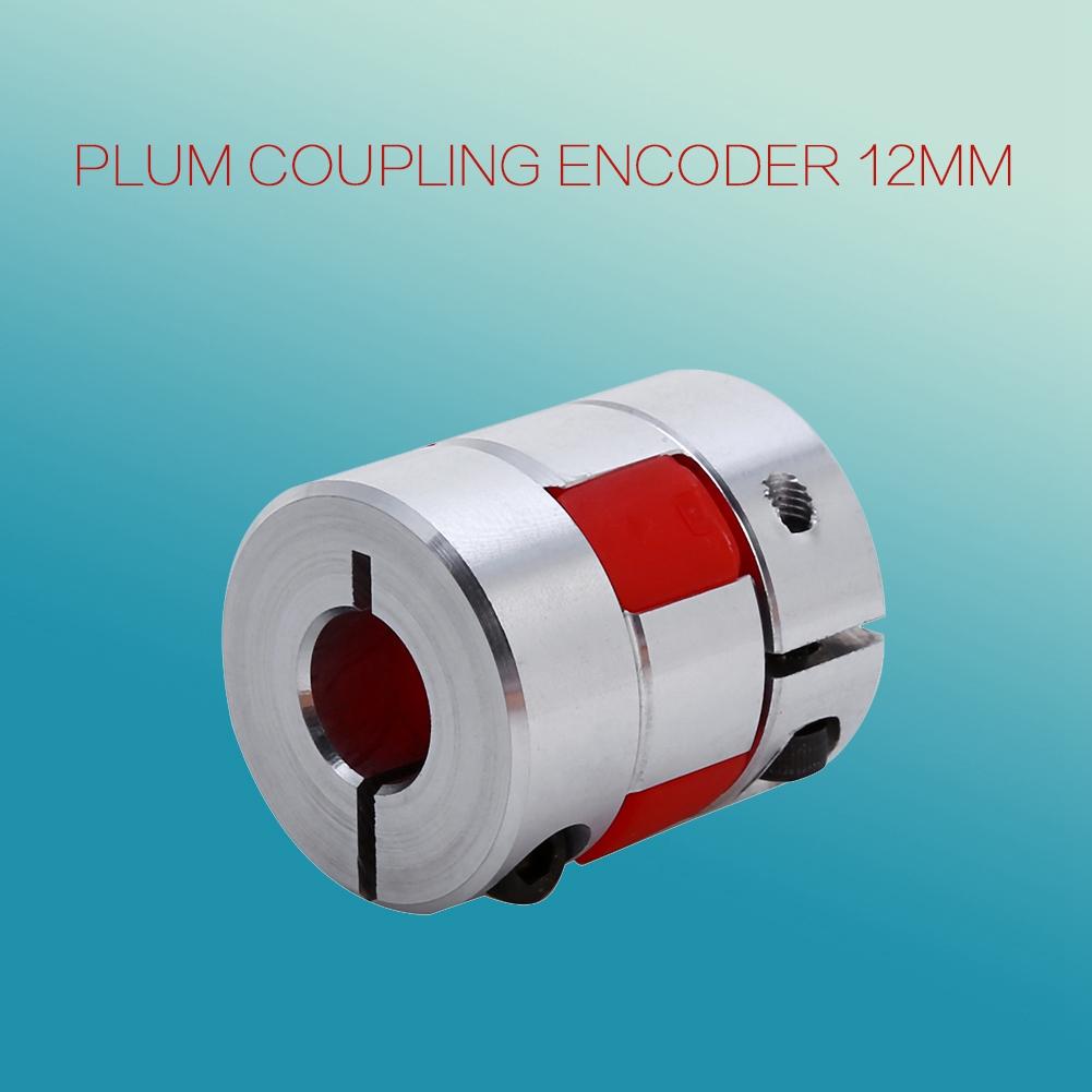 6,35 mm x 12 mm Flexibele Pruim Schacht Koppeling CNC Stappenmotor Encoder Koppeling