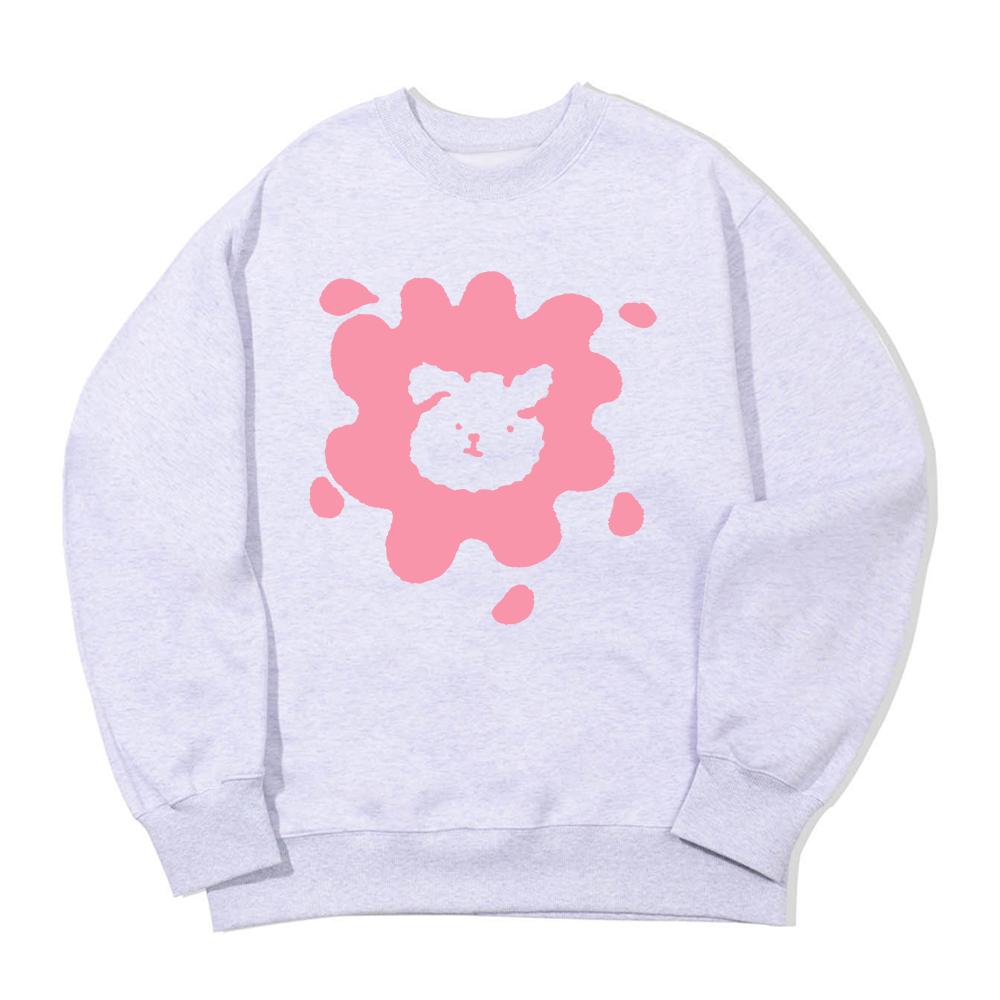 AWESOMEUS Cute Pink Puppy Sweat Shirts_3 Color