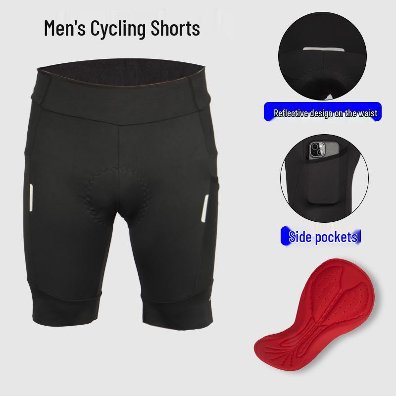Culotte de Ciclismo de Verano Unisex con Absorción de Impactos de Silicona para Montaña y Carretera