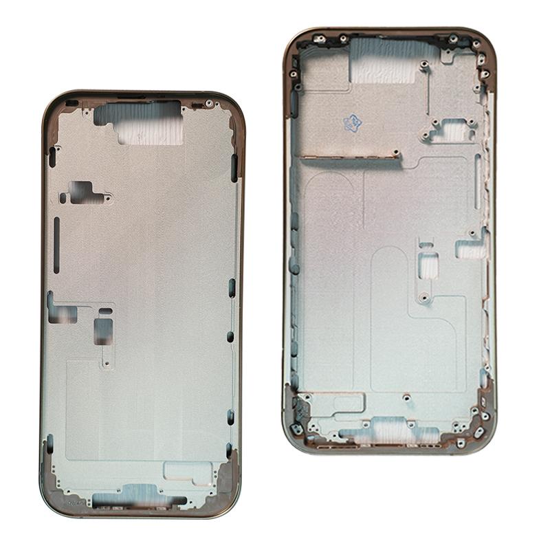Zadní kryt Pro iphone 16-16plus-16Pro Max Zadní kryt baterie Zadní dvířka Střední rám šasi + Zásobník na SIM kartu Boční klávesy