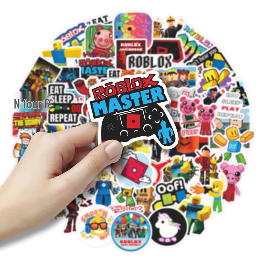 60 Roblox Game-Themed Children's Stickers for Scrapbook, Stationery, and Notebook Decoration