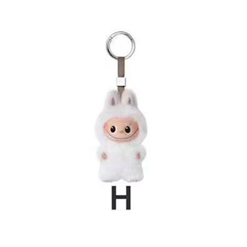 POP MART Fourth Generation Small Pendant Vinyl Face Plush Doll Keychain Blind Box