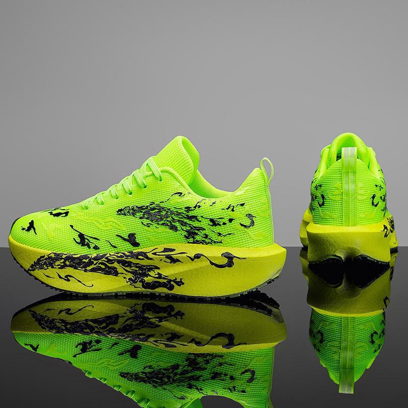 

Plus Size Lightweight Running Shoes for Teens - Boys Lace-up Marathon Sneakers 40