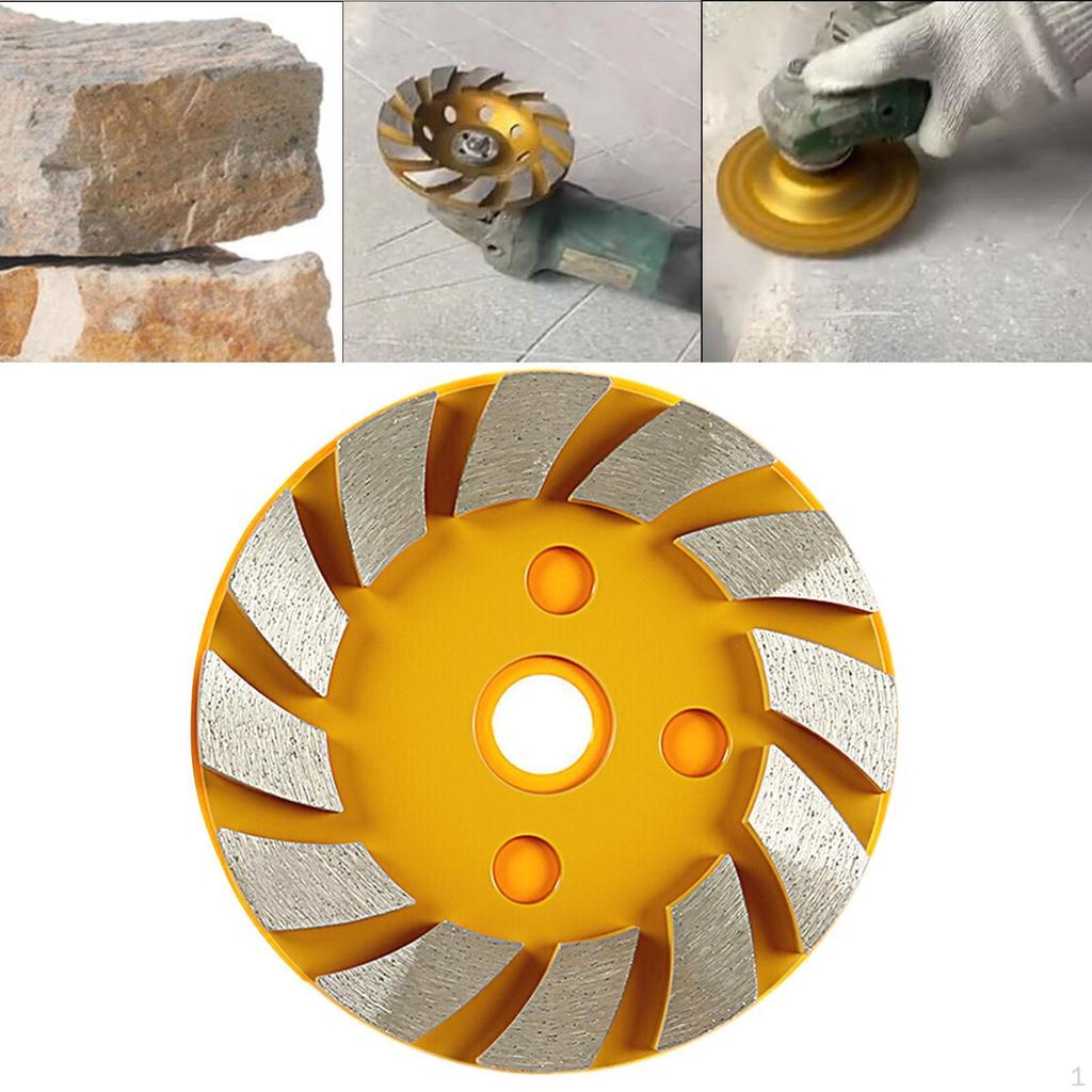 Disc diamantat de șlefuit beton, disc abraziv pentru polizor unghiular, curățare suprafață piatră, rând