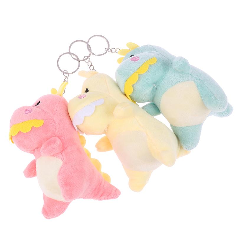 1Pcs Cute Little Dinosaur Pendant Doll Plush Toy Key Chain Bag Pendant Doll Kids Gifts