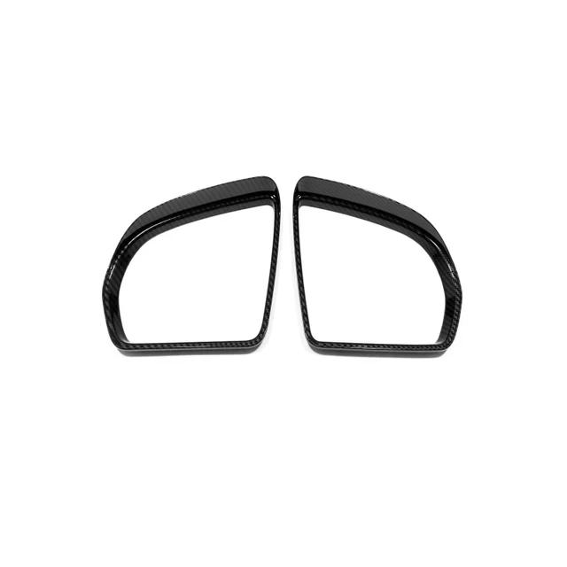 Car Decoration Door Mirror Cover For BYD YUAN PLUS ATTO 3 -2024 Carbon Fiber Black Car Rearview Accessories