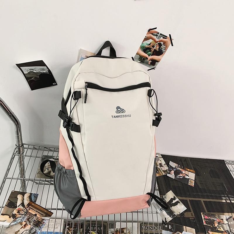 Schoolbag New Anti-splashing Outdoor Hiking Mountaineering Backpack Large Capacity Lightweight Casual Simple Backpack