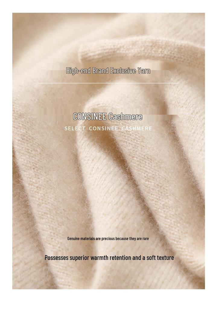Lekasha 100% Cashmere Elastic Waist Short Skirt