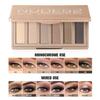6-Color Eyeshadow, Matte Nude Eyeshadow, Smooth Matte Texture, Fine & Non-Flying Powder