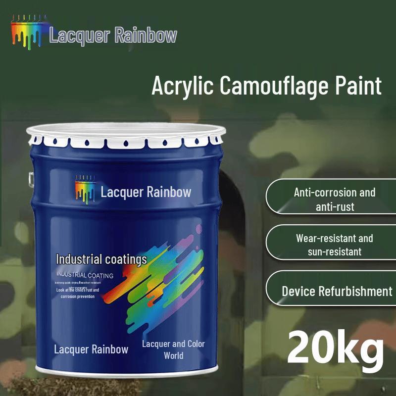 Acrylic Polyurethane Camouflage Paint 20kg