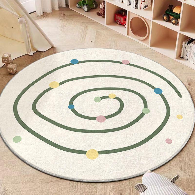 Circular Carpet Living Room Cloak Room Study Floor Mat Cartoon Children's Room Bedroom Bedside Carpet