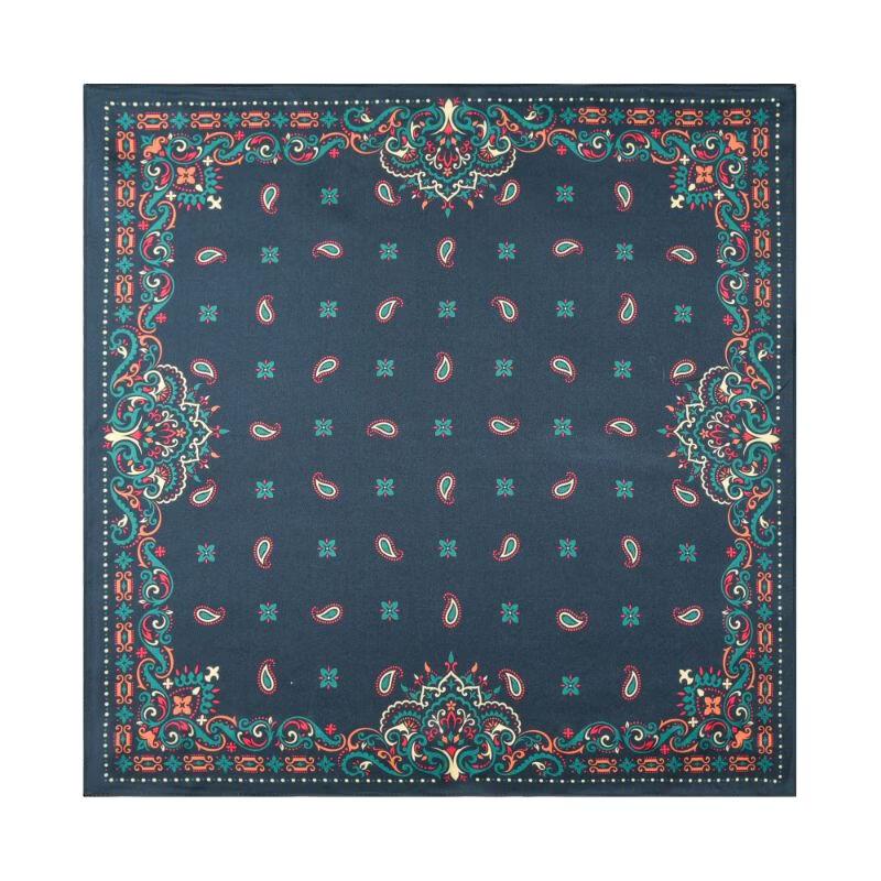 TXRMDX Men s Vintage Paisley Silk Scarf Set One Size