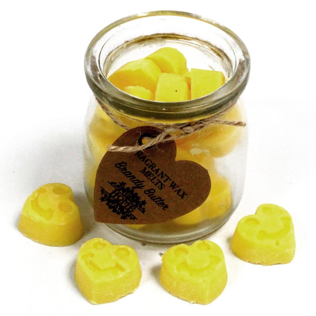 2x Wax Melts Jar, Brandy Butter Soy Wax