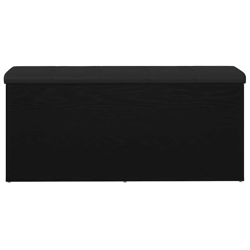 Storage Bench In Black Oak Look 102 X 42 X 45 Cm