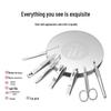 THREE SEVEN (777) NTS-1101R 7-Piece Manicure Set