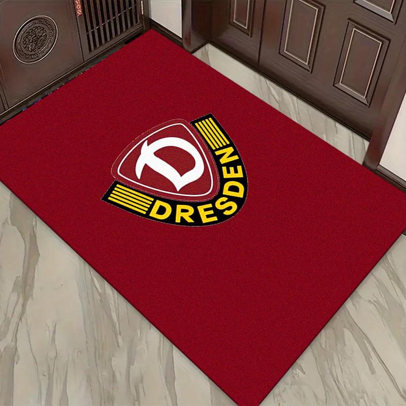 Alfombra SG Dynamo Dresden para Sala de Estar, Dormitorio, Decoración de Sofá del Hogar, Alfombrilla Antideslizante para Jugar Niños