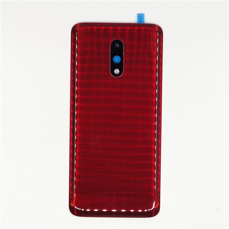 Glass Back Door Lid For OnePlus 7 Battery Cover Rear Housing Shell Panel With Camera Lens Adhesive Sticker