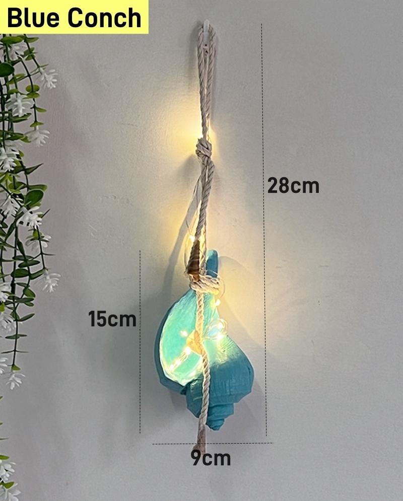 

Средиземноморский настенный светодиодный светильник из пеньковой веревки для хранения фотографий в стиле бохо, настенная лампа для спальни, свадебной вечеринки, морского декора Warm White (2700-3500K)