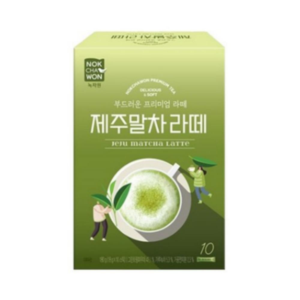 

[Nokchawon] Soft Premium Jeju Matcha Latte 18g x 10stick 2box