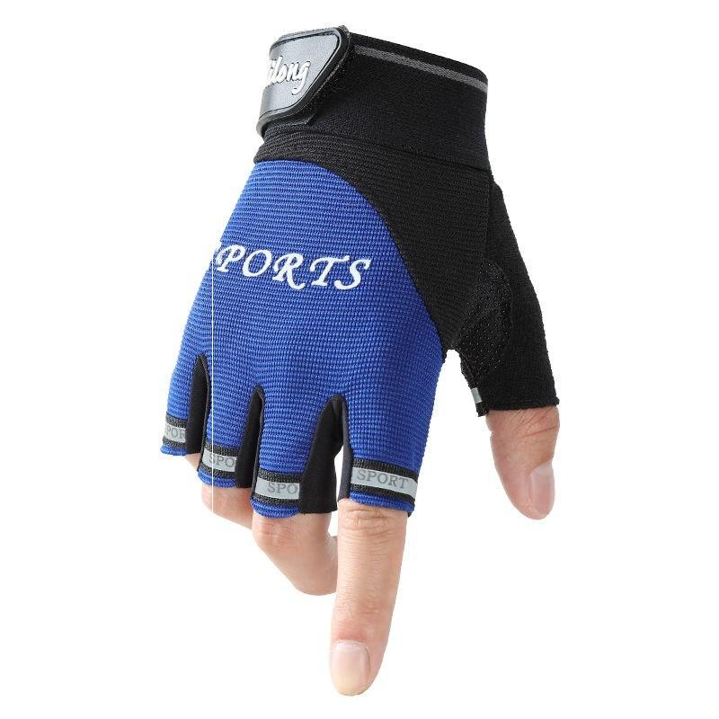 Cycling Half Finger Sports Gloves Men and Women Outdoor Fitness Spring and Summer Thin Motorcycle Bicycle Children's Gloves