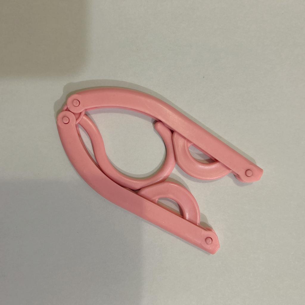 Foldable Travel Hanger Portable, Thick, Anti-Slip for Clothes, Trousers, Ties Ideal for Home, Dorm, Travel