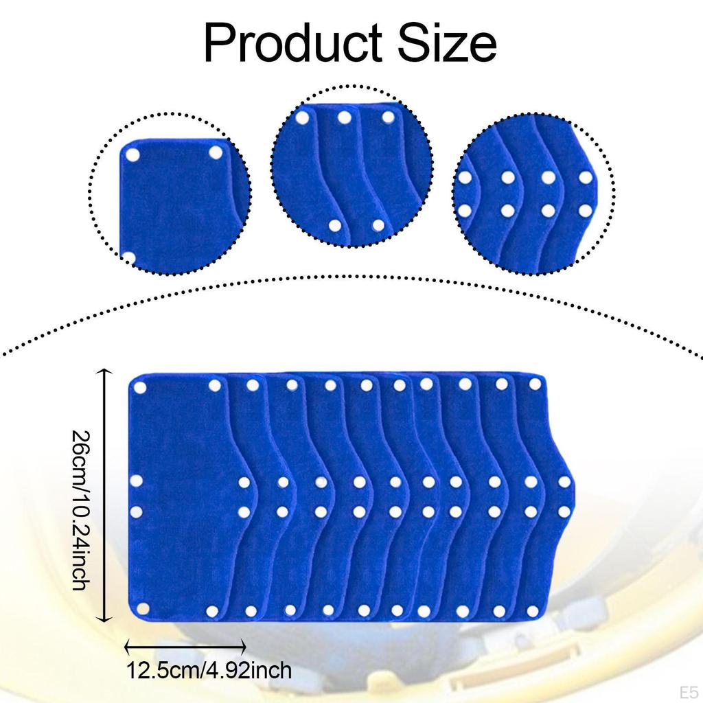 10er-Pack Schutzhelm-Schweißband, Bandfutter, Extrem schweißabsorbierend,