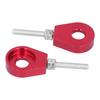 2 st 0,5 tum Kedjespännare Justeringsskruvar Aluminium Universella för Motorcyklar Mountainbikes