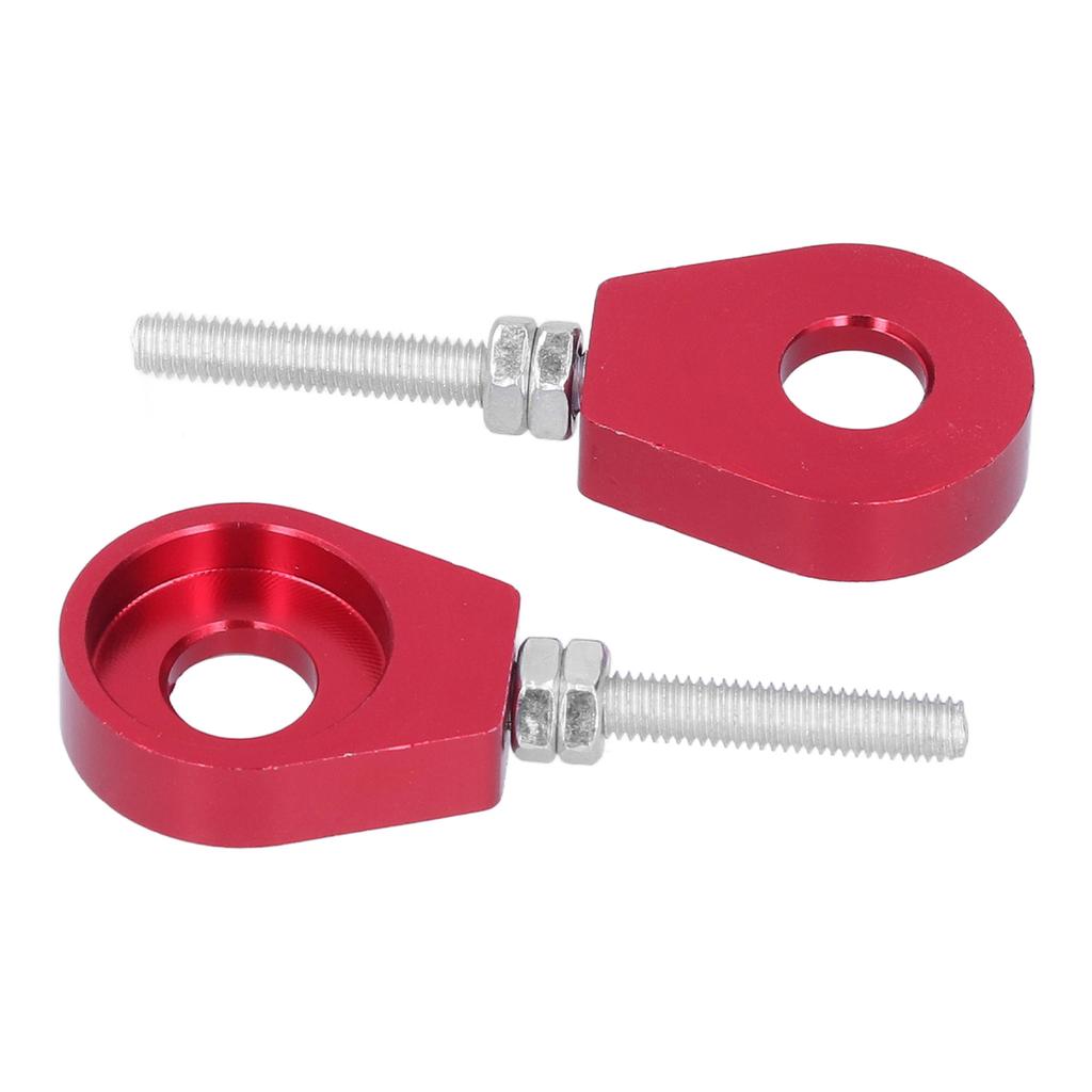 2 st 0,5 tum Kedjespännare Justeringsskruvar Aluminium Universella för Motorcyklar Mountainbikes