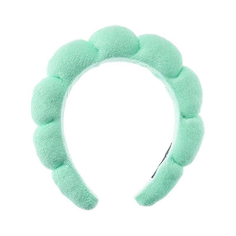 New Fashion Sponge Headband for Women Girls Puffy Hair Band Makeup Bubble Retro Terry Cloth Headbands Hair Accessories Headwear
