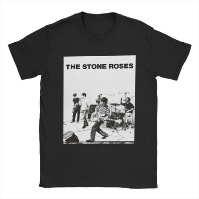 T-shirt décontracté The Stone Roses Homme Col rond Coton T-shirt Manches courtes Tee-shirt 4XL 5XL 6XL Vêtements